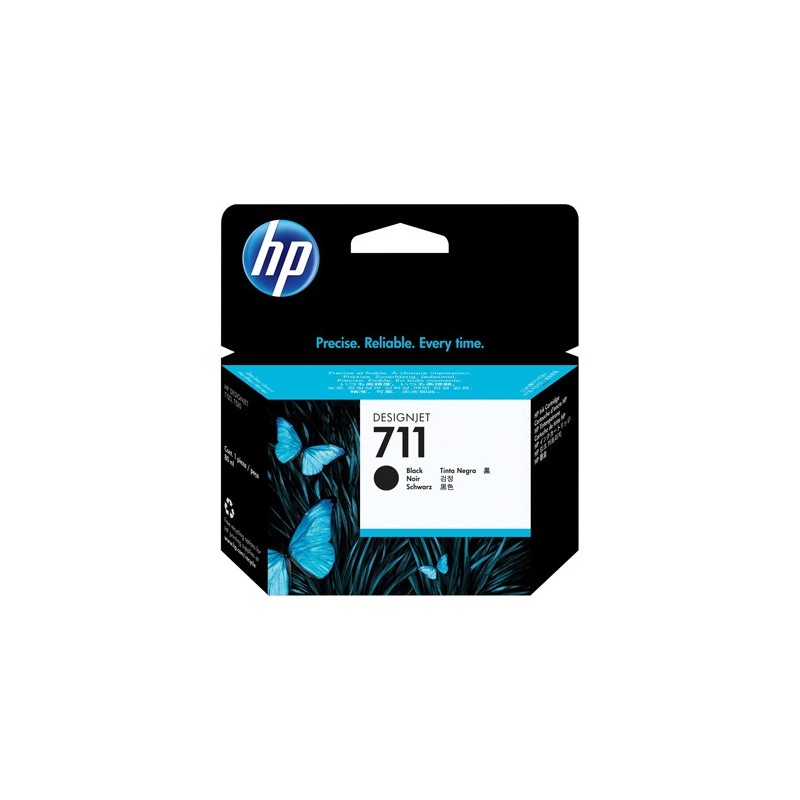 Hp Cartuccia ink originale 711 Nero CZ133A 80ml