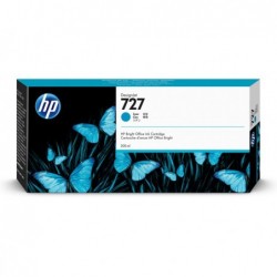 Hp Cartuccia ink originale 727 Ciano F9J76A 300ml