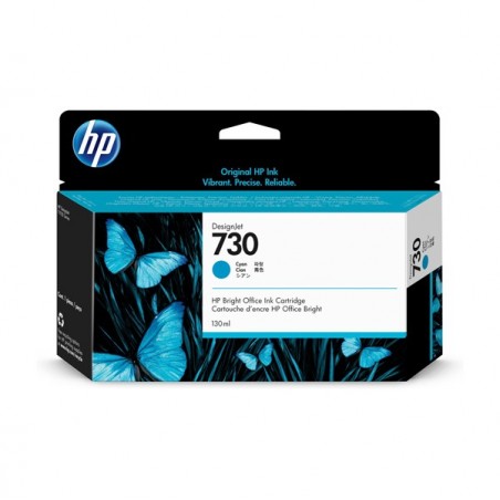 Hp Cartuccia ink originale 730 Ciano P2V62A 130ml