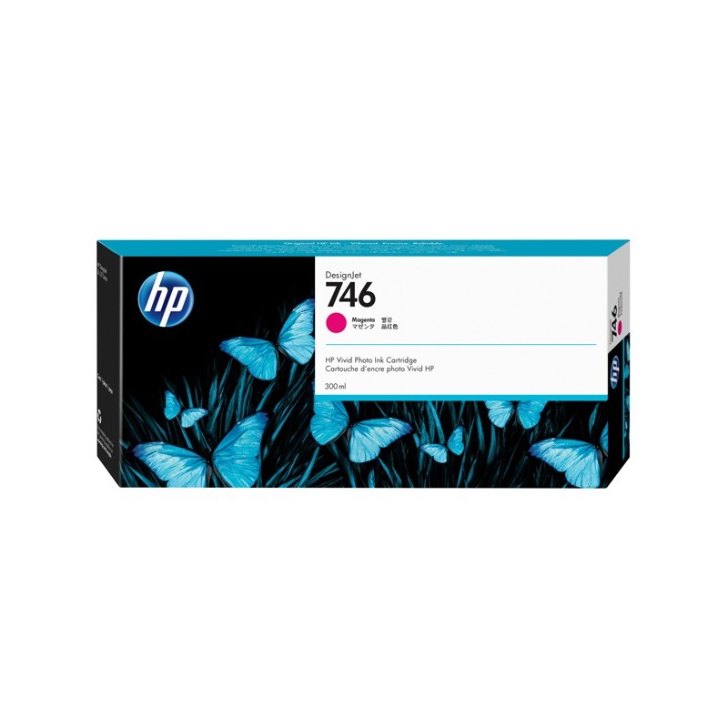 Hp Cartuccia ink orignale 746 Magenta P2V78A 300ml