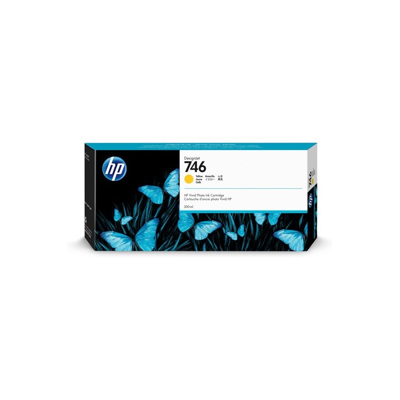 Hp Cartuccia ink originale 746 Giallo P2V79A 300ml