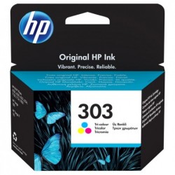 Hp Cartuccia ink originale 303 C/M/Y T6N01AE 165 pag