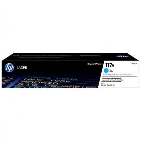 Hp Toner originale 117A ciano W2071A 700 pag