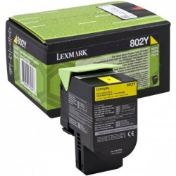 Lexmark Toner Giallo 80C20Y0 return program 1.000 pag