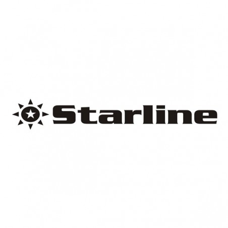 Starline Nastro nylon Nero per Brother m4318 1/2''