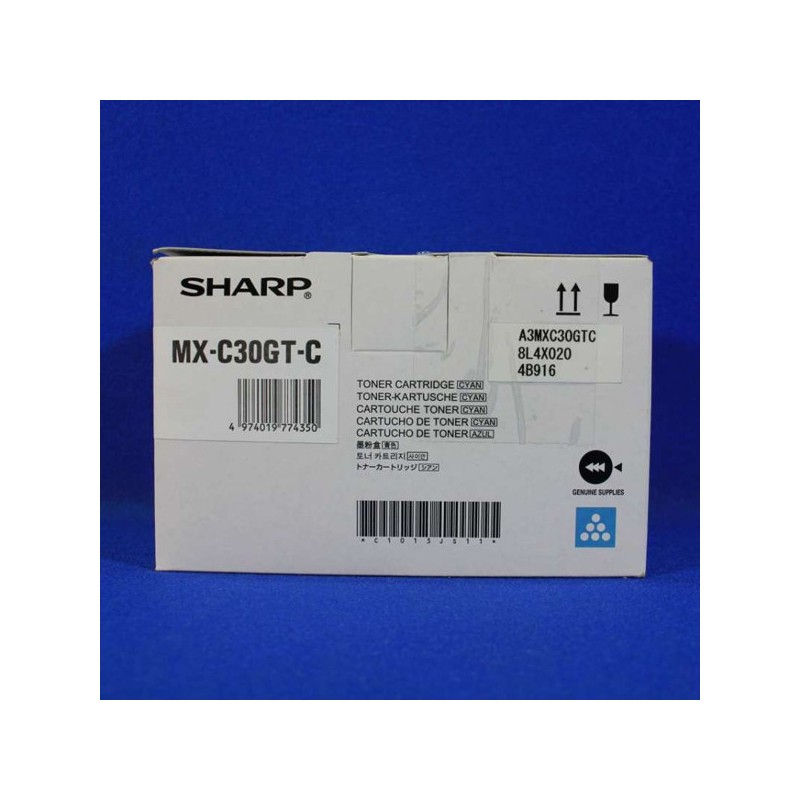 Sharp Toner Ciano MXC30GTC 6.000 pag