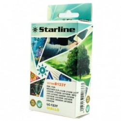 Starline Cartuccia ink per Brother Giallo LC123Y 10ml