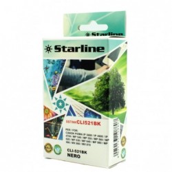 Starline Cartuccia ink per Canon Nero CLI521 BK 9ml