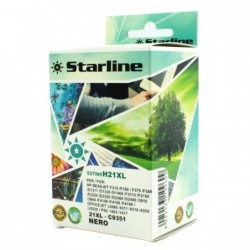 Starline Cartuccia ink Compatibile per HP 21XL Nero