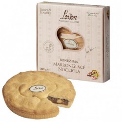 Torta Bonissima marronglacé nocciola 300 gr Loison