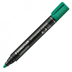 Marcatore Lumocolor Permanent 352 punta tonda tratto 2 mm verde Staedtler