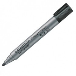 Marcatore Lumocolor Flipchart 356 a base d'acqua punta tonda 2 mm nero Staedtler