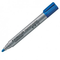 Marcatore Lumocolor Flipchart 356 a base d'acqua punta tonda 2 mm blu Staedtler