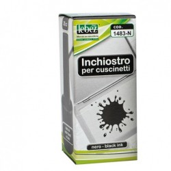 Inchiostro per cuscinetti 30 ml senza olio nero Lebez