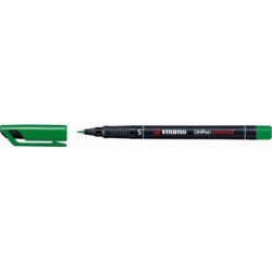 Pennarello OHPen universal permanente 841 punta superfine 0,4 mm verde Stabilo