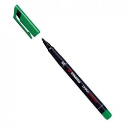 Pennarello OHPen universal permanente 843 punta media 1 mm verde Stabilo