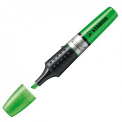 Evidenziatore Stabilo Luminator punta a scalpello tratto 2 5 mm verde Stabilo