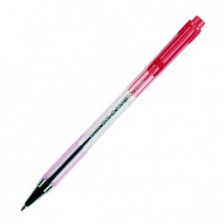 Penna a sfera a scatto BP S Matic punta fine 0,7 mm rosso Pilot