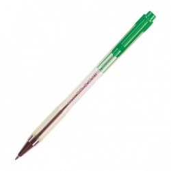 Penna a sfera a scatto BP S Matic punta fine 0,7 mm verde Pilot