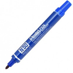 Marcatore permanente N50 punta tonda blu Pentel