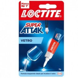 Colla Super Attak Vetro 3 gr trasparente Loctite