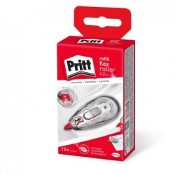 Correttore a nastro roller ricaricabile 4,2 mm x 12 mt Pritt