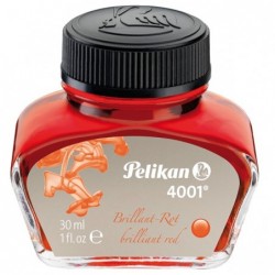 Inchiostro stilografico 4001 30 ml rosso Pelikan