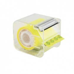 Nastro adesivo Memograph con dispenser 5 cm x 10 m giallo Eurocel