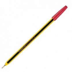 Penna a sfera Noris Stick punta 1,0 mm rosso Staedtler conf. 20 pezzi