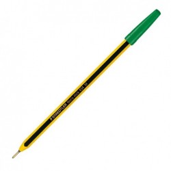 Penna a sfera Noris Stick punta 1,0mm verde Staedtler conf. 20 pz