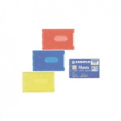 Porta Cards rigido PVC 8,5x5,4 cm semitrasparente Favorit