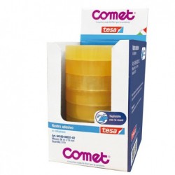 Nastro adesivo 1,9 cm x 66 m cellophane trasparente Comet