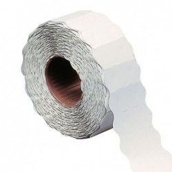 Etichetta a onda removibile 26x12 mm bianco Markin rotolo da 1500 etichette