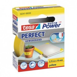 Nastro adesivo telato XP Perfect 1,9 cm x 2,7 m giallo Tesa