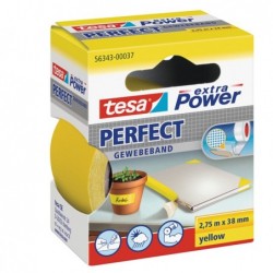 Nastro adesivo telato XP Perfect 3,8 cm x 2,7 m giallo Tesa