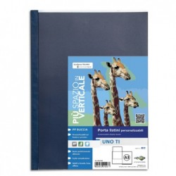 Portalistini personalizzabile Uno TI 30x42 cm (libro) 24 buste blu Sei Rota