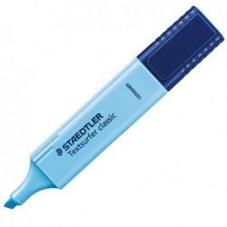 Evidenziatore Textsurfer Classic punta a scalpello tratto 1,05,0mm azzurro Staedtler