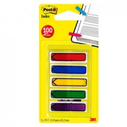 Segnapagina Post it® Index Mini Freccia 6844ARR1EU 12 x 43,2 mm 5 colori classici Post it® conf. 100 pezzi