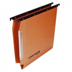 Cartella sospesa Cartesio armadio interasse 33 cm fondo V 32,6x28 cm arancio Bertesi