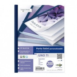 Portalistini personalizzabile Uno TI 22x30 cm 200 buste blu Sei Rota