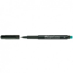 Pennarello Multimark universale permanente con gomma punta fine 0,6mm nero Faber Castell