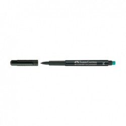 Pennarello Multimark universale permanente con gomma punta media 1,0mm nero Faber Castell