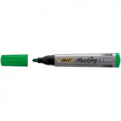 Marcatori permanente Marking a base d'alcool punta tonda 1,70mm verde Bic conf. 12 pezzi