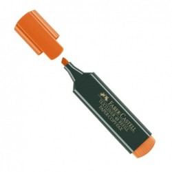 Evidenziatore Textliner 48 punta di 3 differenti larghezze: 5,03,01,0mm arancio Faber Castell