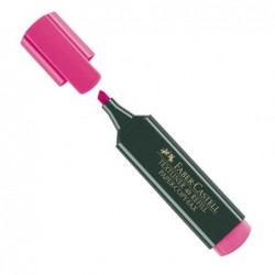 Evidenziatore Textliner 48 punta di 3 differenti larghezze: 5,03,01,0mm fucsia Faber Castell