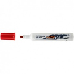 Pennarello Whiteboard Marker Velleda 1791 punta a scalpello da 3,3mm a 4,6mm rosso Bic