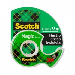 Nastro adesivo Magic™ 810 con chiocciola permanente 1,9 cm x 7,5 m trasparente Scotch