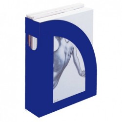 Portariviste E803 24,5 x 30 cm dorso 7,5 cm blu Fellowes