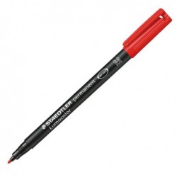 Pennarello Lumocolor Permanent 317 punta 1,0mm rosso Staedtler