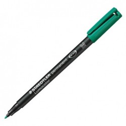 Pennarello Lumocolor Permanent 317 punta 1,0mm verde Staedtler